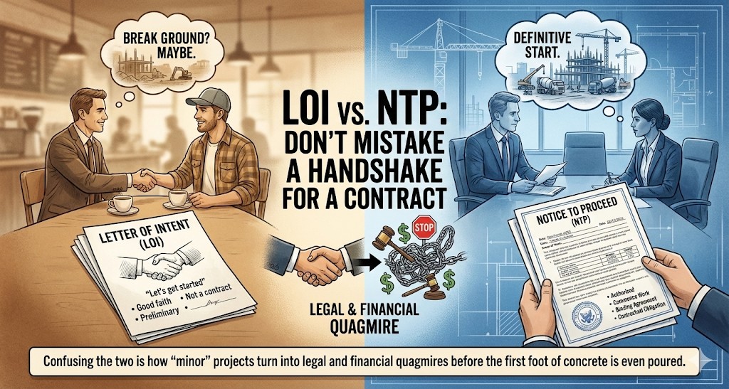 LOI vs. NTP: Handshake vs Contract